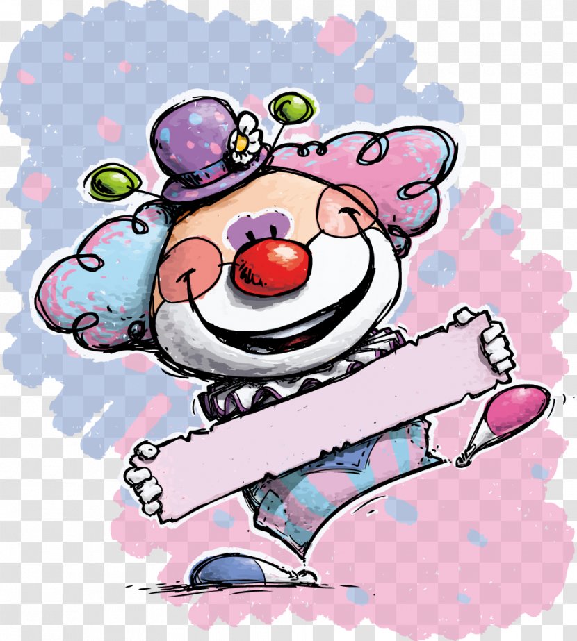 Clown Royalty-free Illustration - Cartoon - Drawing Transparent PNG