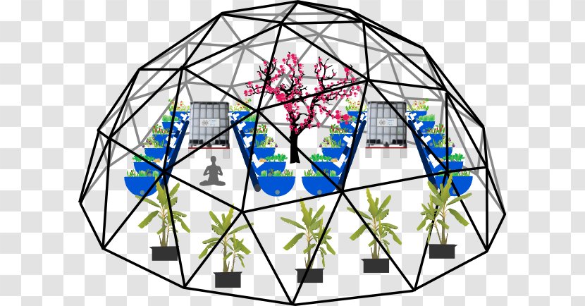 Geodesic Dome Structure Symmetry - Foot - Homes Transparent PNG