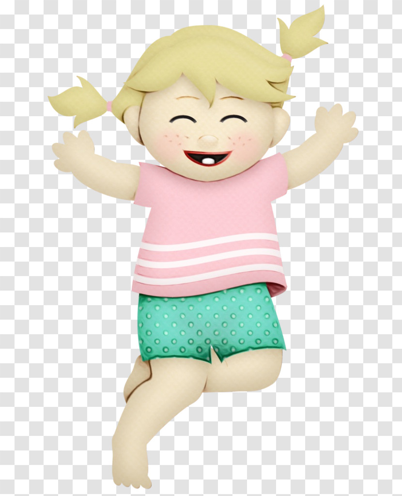 Stuffed Toy Doll Cartoon Figurine Infant Transparent PNG