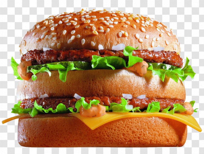 McDonald's Big Mac Hamburger Cheeseburger Quarter Pounder French Fries - Salmon Burger - King Transparent PNG