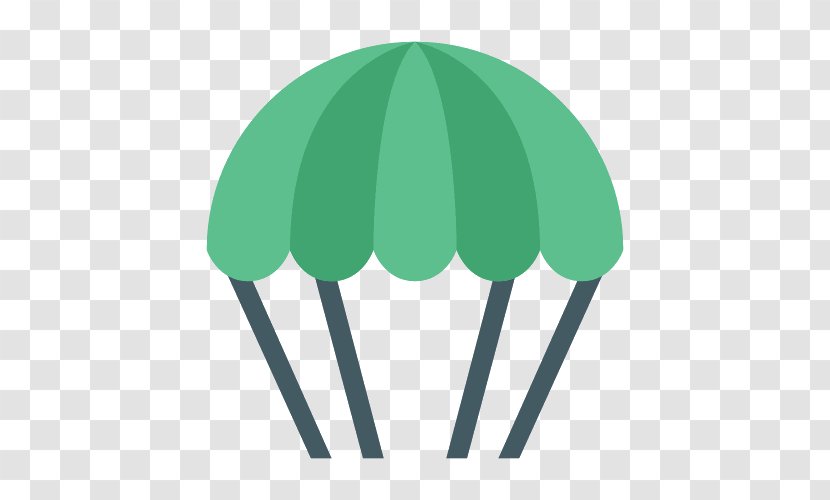Parachute Parachuting BASE Jumping Paragliding - Green Transparent PNG