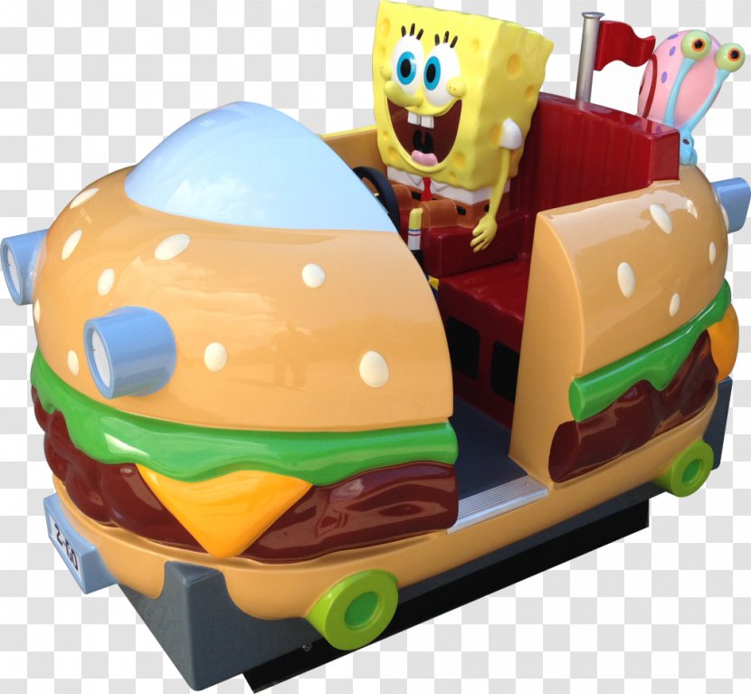 Kiddie Ride SpongeBob's Boating Bash Gary Children's Television Series Show - Child - Cartoon Motion Transparent PNG