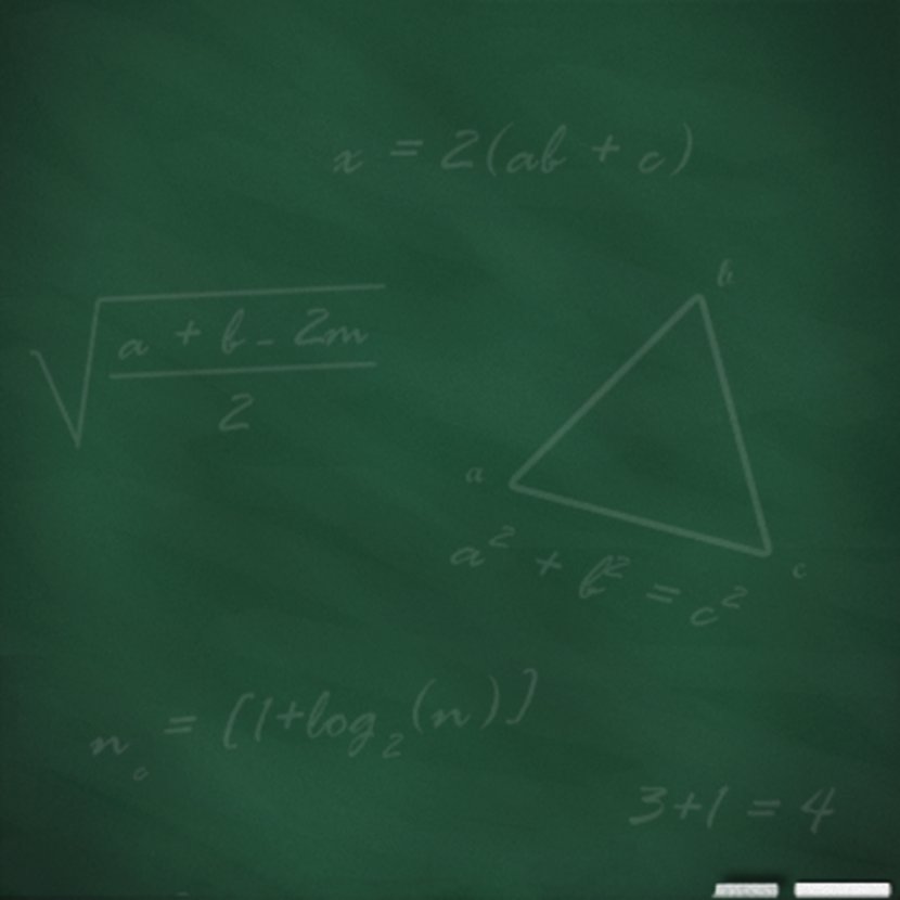 Blackboard Green Triangle Atmosphere - Phenomenon - Chalkboard Transparent PNG