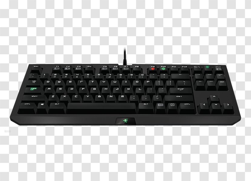 Computer Keyboard Razer BlackWidow Tournament Edition 2014 US Stealth Chroma V2 - Laptop Replacement - Blackwidow Transparent PNG