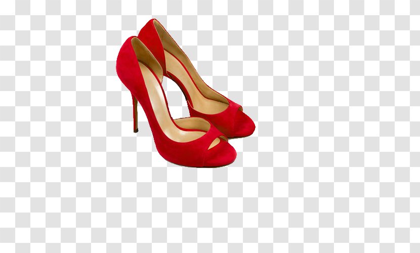 Shoe Red High-heeled Footwear - Outdoor - Shoes Transparent PNG