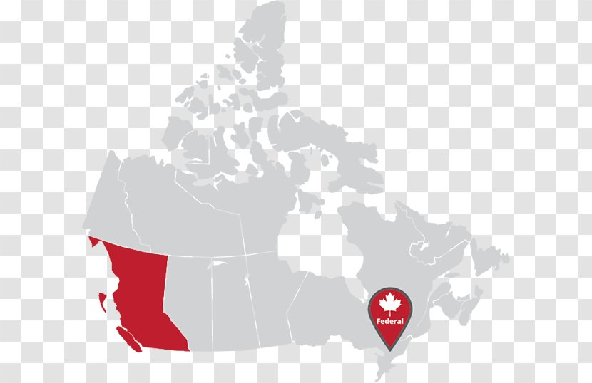 British Columbia Blank Map Vector Transparent PNG