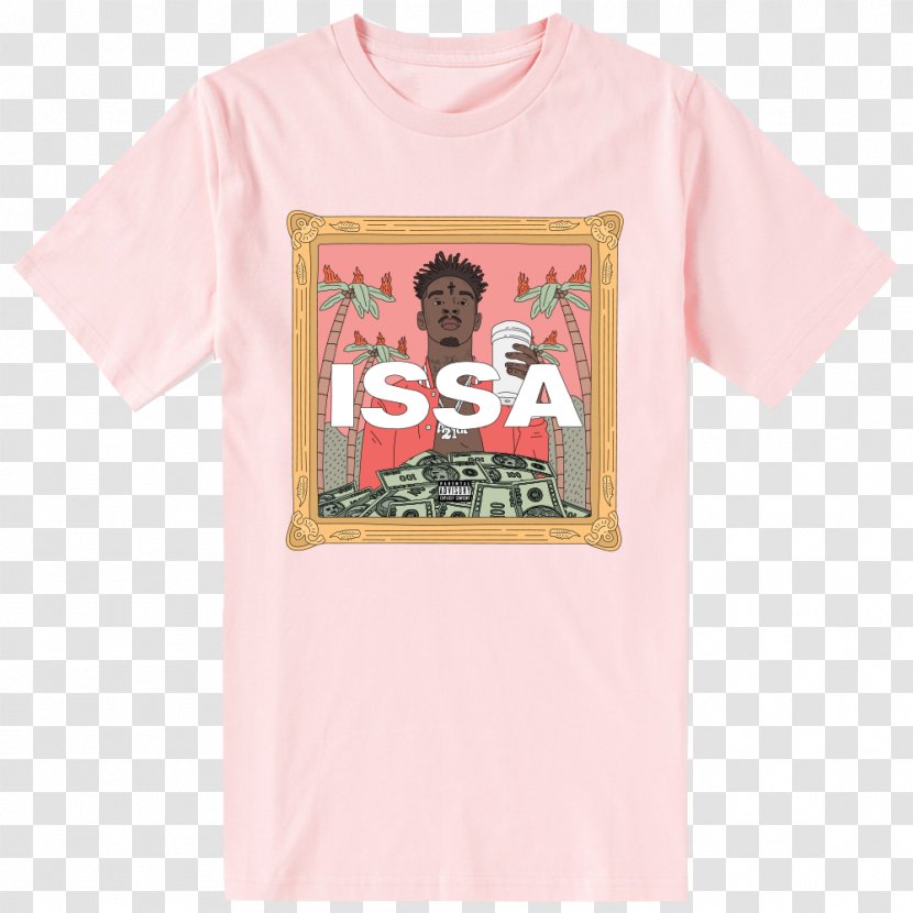 T-shirt Issa Album Sleeve Clothing - Tree - 21 Savage Transparent PNG