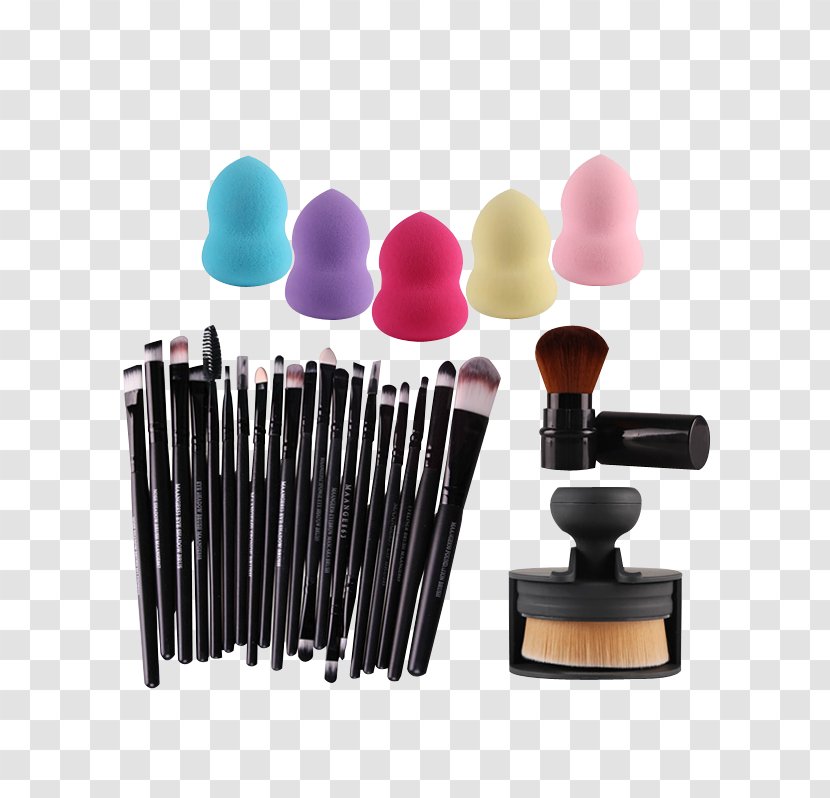 Makeup Brush Cosmetics Foundation Rouge - Paintbrush - Tools Transparent PNG