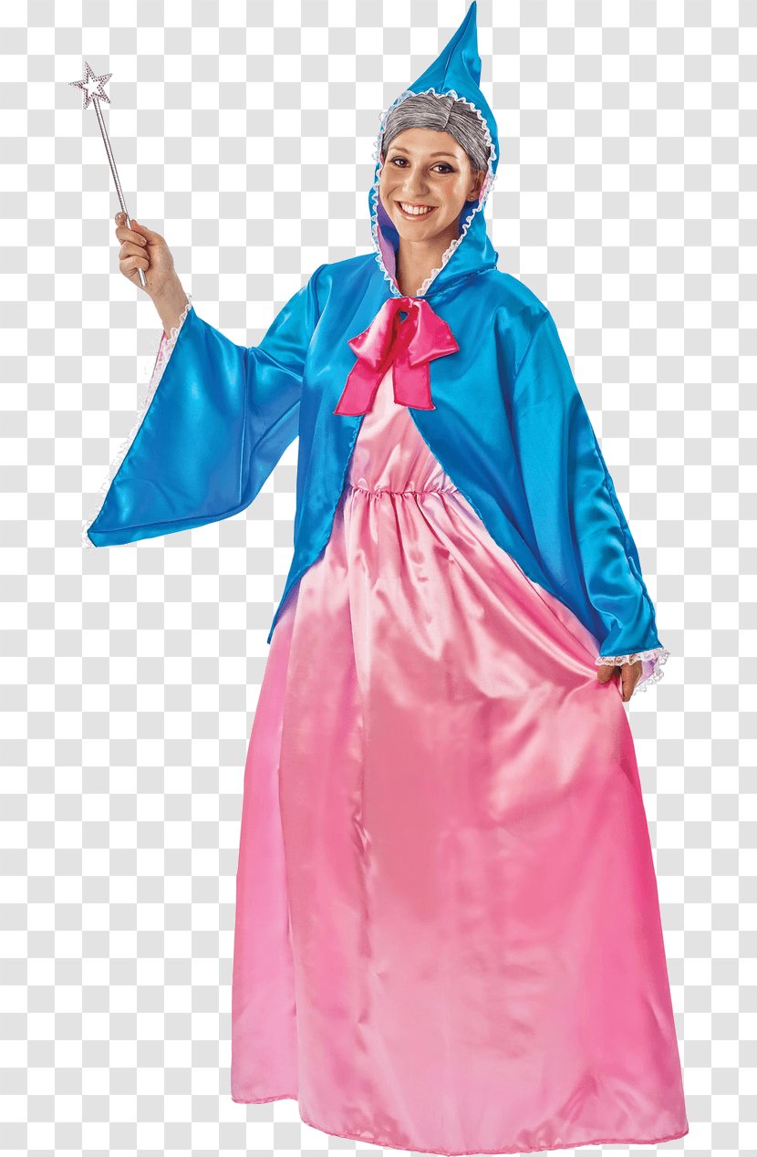 Cinderella Fairy Godmother Costume Party Halloween - Fancy Dress Transparent PNG