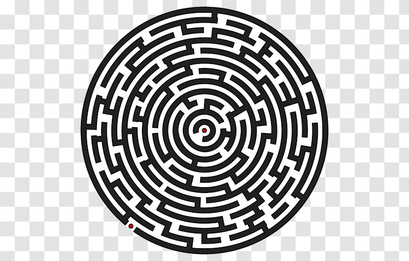 Hedge Maze Puzzle Coloring Book Transparent PNG