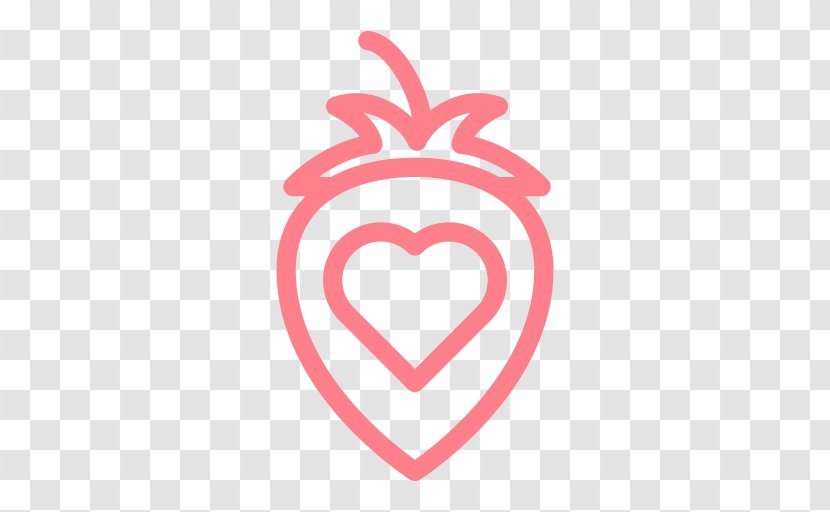 Heart Love Strawberry - Watercolor Transparent PNG