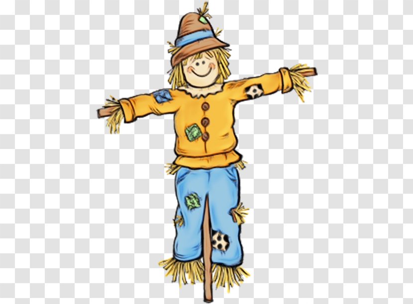 Scarecrow Cartoon Clip Art Costume Agriculture - Accessory - Fictional Character Transparent PNG