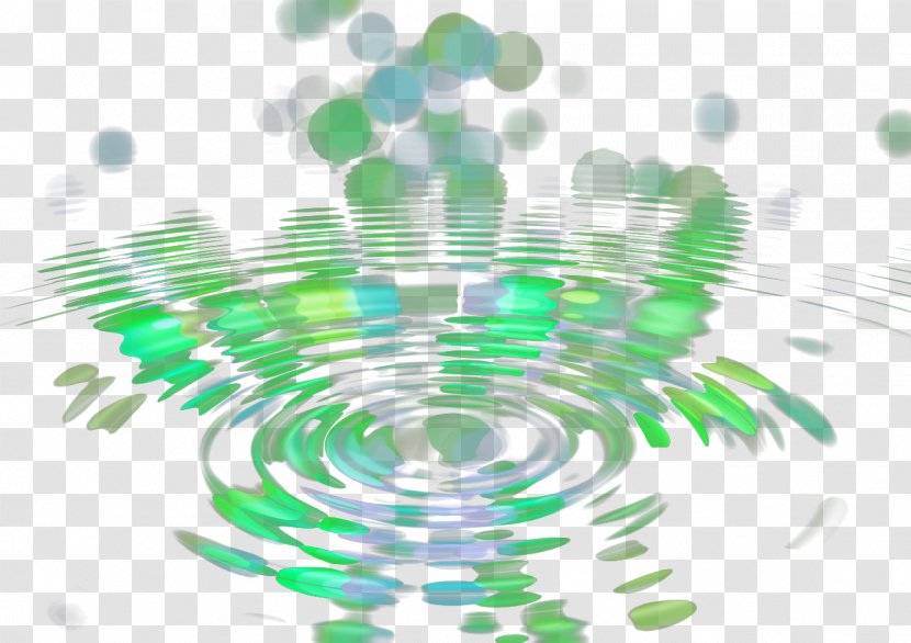 Text Graphic Design Illustration - Green - Water Ripples Transparent PNG