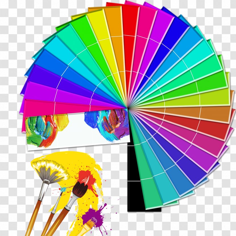Pigment Paintbrush Gouache Graphic Design - Color - Brush Ring Transparent PNG