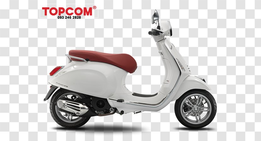Vespa Sprint Piaggio Motorcycle Primavera - Gts 300 Super - White Transparent PNG
