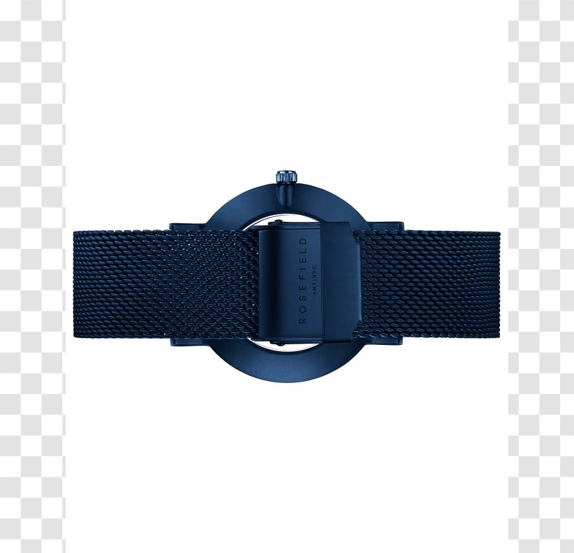 ROSEFIELD The Mercer Blue Watch White Transparent PNG