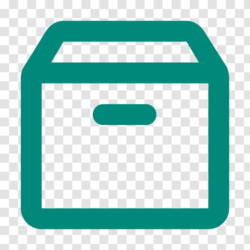 Software Package Parcel Symbol - Price - Aqua Transparent PNG