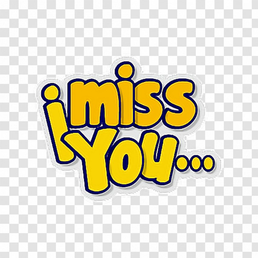 Desktop Wallpaper I Miss You Clip Art - Brand - Text Transparent PNG