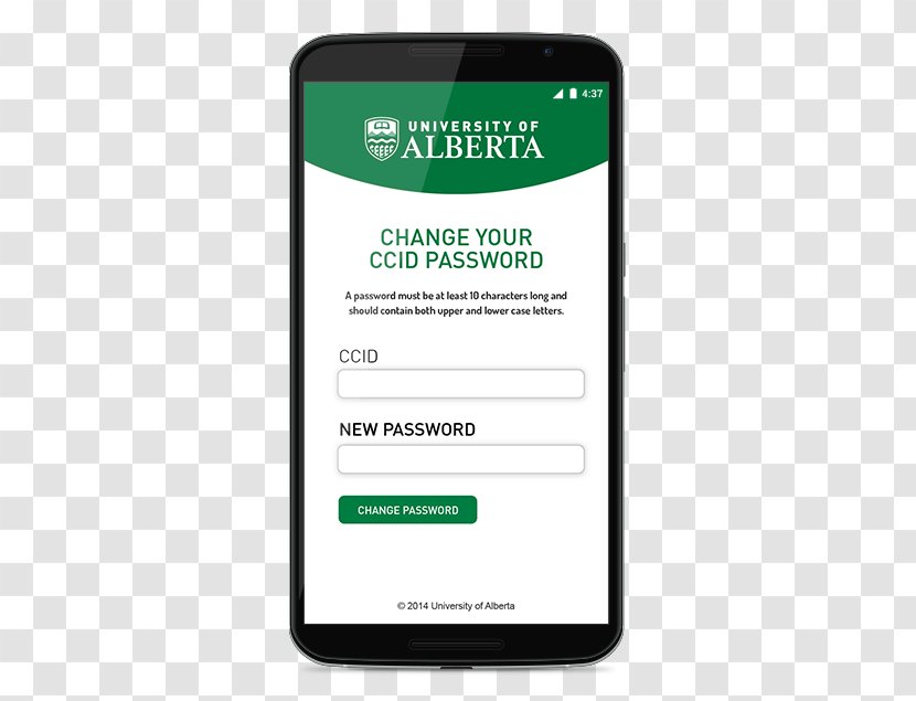 University Of Alberta Smartphone Mobile Phones Computer - Campus - Selfservice Password Reset Transparent PNG