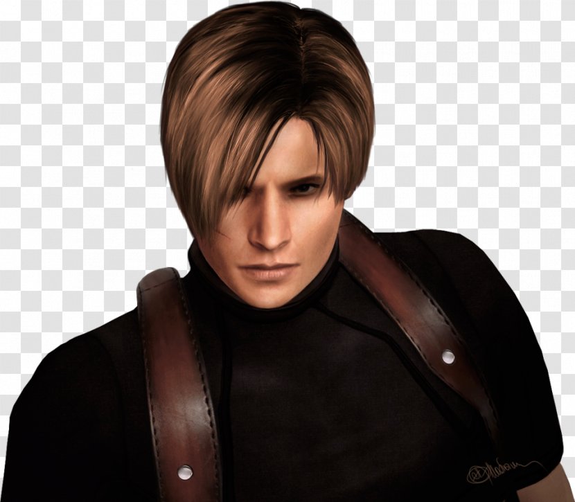 Resident Evil 4 Leon S. Kennedy Evil: Damnation Hairstyle - Brown Hair Transparent PNG