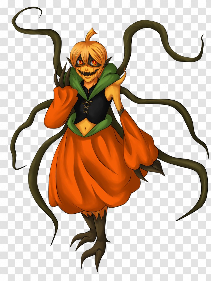Demon Pumpkin Legendary Creature Clip Art - Supernatural Transparent PNG