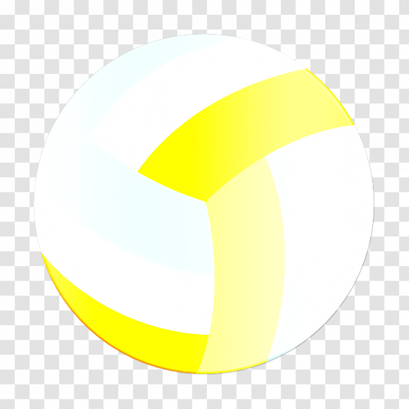 Summer Holidays Icon Ball Icon Volleyball Icon Transparent PNG