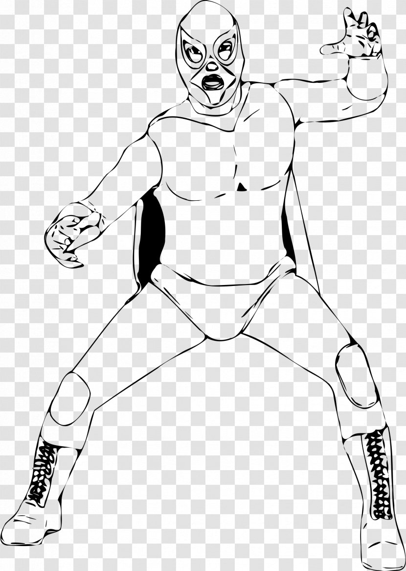 Wrestling Mask Professional Wrestler Clip Art - Human Leg Transparent PNG