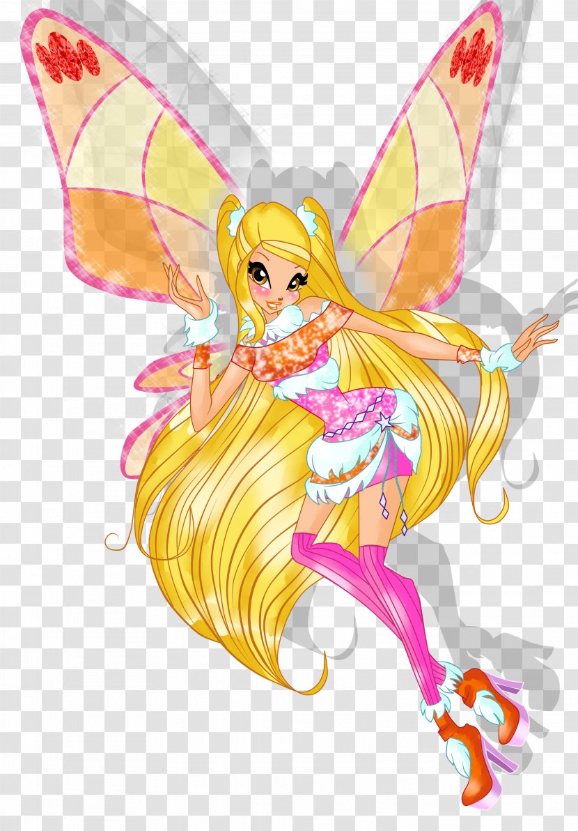 Stella Bloom Roxy Flora Musa - Butterfly Transparent PNG