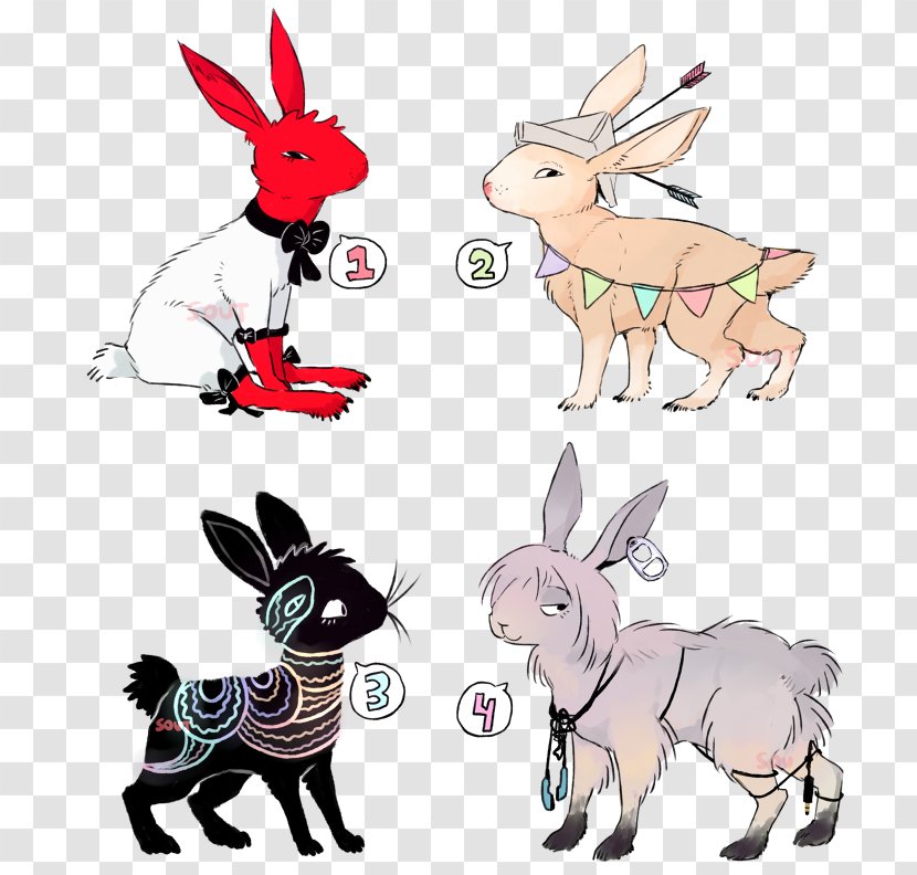 Domestic Rabbit Hare Donkey Clip Art - Pack Animal Transparent PNG