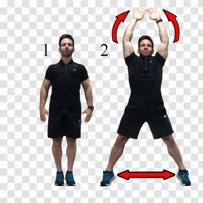 Jumping Jack Physical Exercise Arm Fitness Weight Loss - Medicine Ball - Jump Transparent PNG