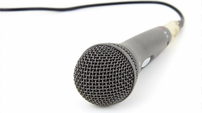 Microphone Recording Studio Audio Singing - Silhouette Transparent PNG
