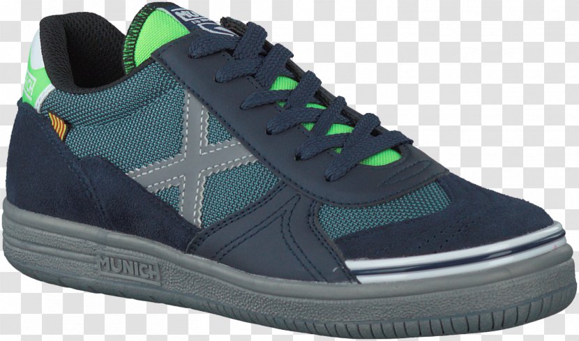 Sneakers Skate Shoe Footwear Sportswear - Teal - Munich Transparent PNG