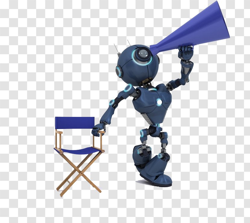Stock Photography Royalty-free Film Director Megaphone Directors Chair - Robot Transparent PNG