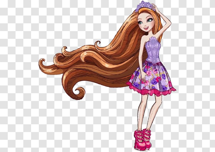 Ever After High Rapunzel Doll Hairstyle Monster - Ooak Transparent PNG
