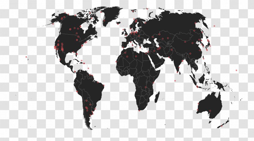 World Map - Royaltyfree Transparent PNG