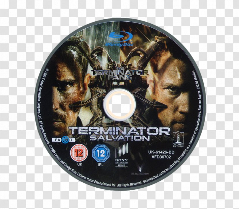 Blu-ray Disc John Connor The Terminator Film - Box Set - Christian Bale Transparent PNG