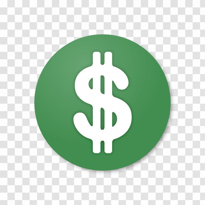 Green Currency Dollar Symbol Font - Logo - Sign Transparent PNG