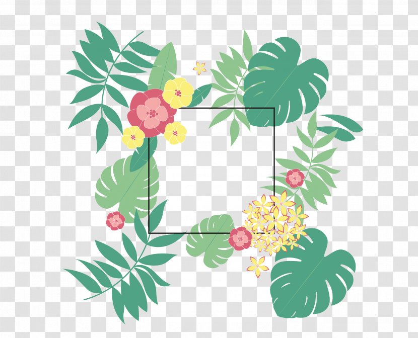 Leaf Plant Flower Clip Art Branch - Flowering Tree Transparent PNG