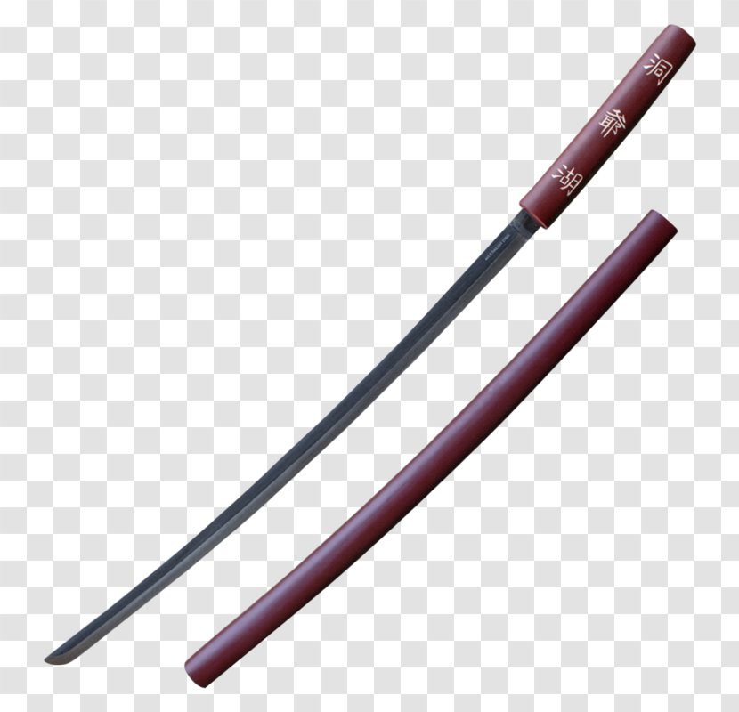 Katana Sabre Sword Shirasaya Knife - Japanese Samurai Transparent PNG
