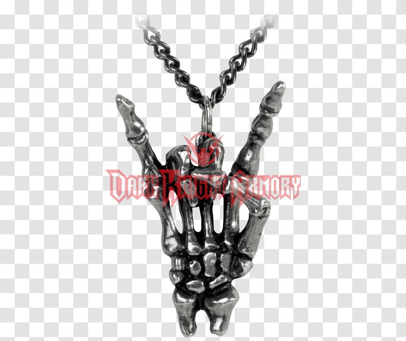 Sign Of The Horns Jewellery Charms & Pendants Necklace Amulet - Male Transparent PNG