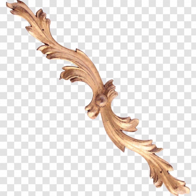 Ornament Baroque Rococo Wood Carving Style Transparent PNG
