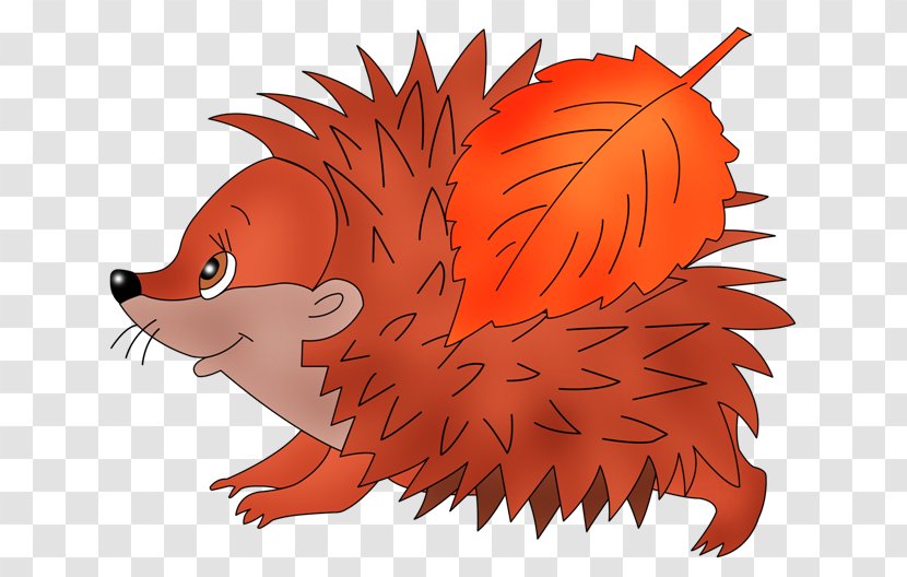 Hedgehog Image Clip Art - Orange Transparent PNG