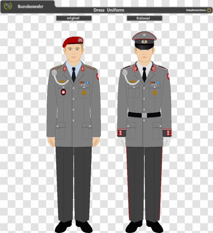 Dress Uniform Bundeswehr Military Army Combat - Artillery Transparent PNG