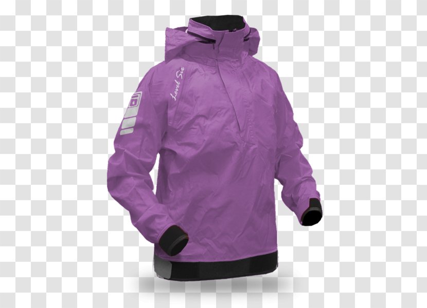 Hoodie Jacket Sleeve Clothing - Violet Transparent PNG