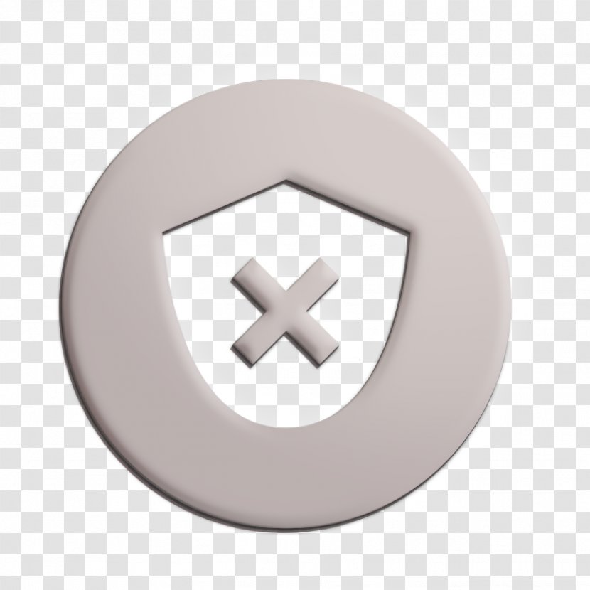 Security Icon Shield Interface - Metal Symbol Transparent PNG