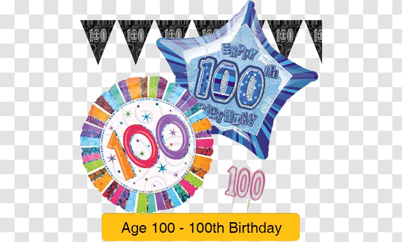 Birthday Party Game Balloon Centenarian Transparent PNG