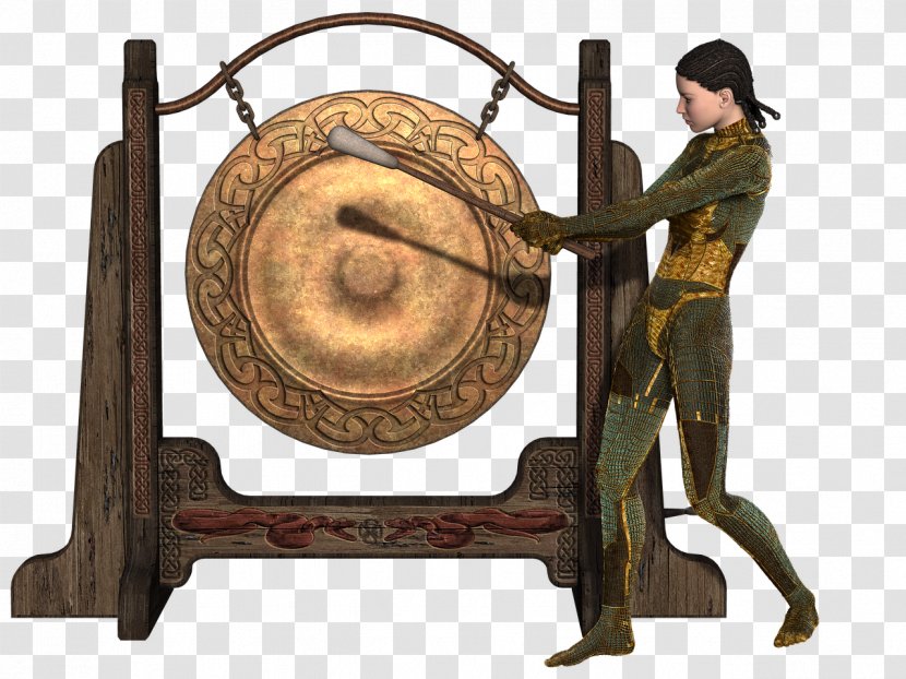 Gong Musical Instruments Sound Kempul - Frame - Medieval Transparent PNG