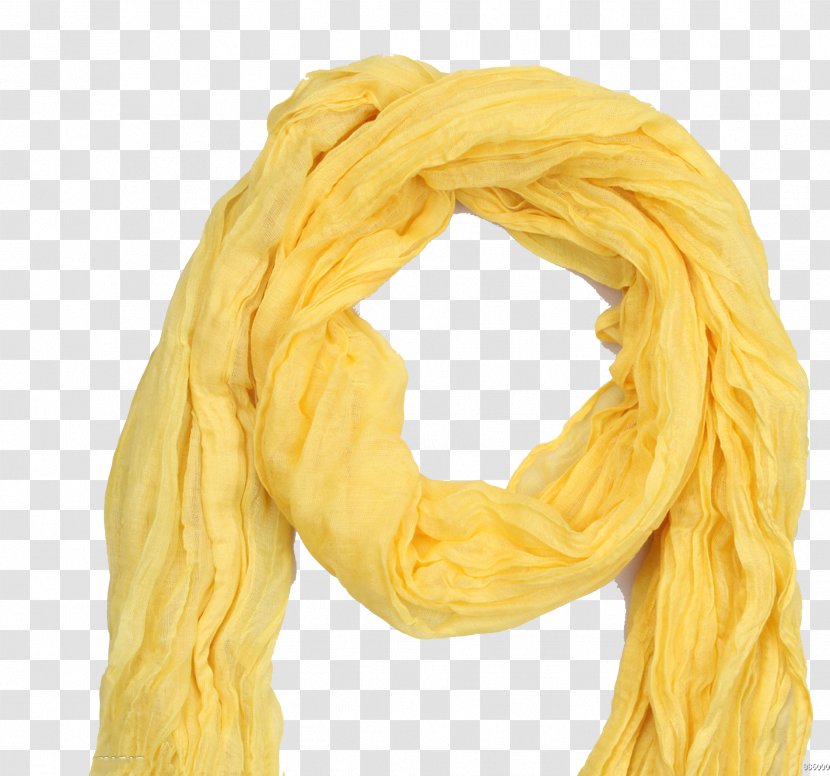 Yellow Scarf - Mango Transparent PNG