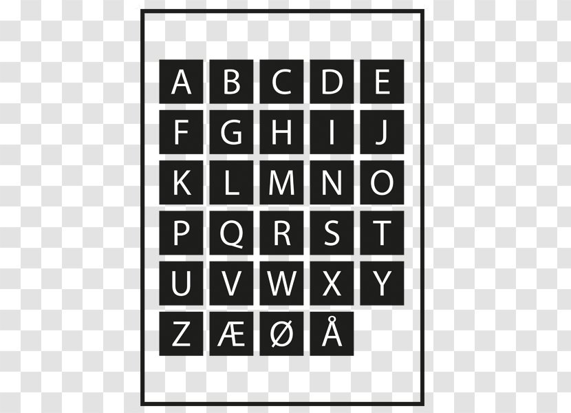 Numeric Keypads Pattern Font Line Number - Abc Alfabetet Transparent PNG