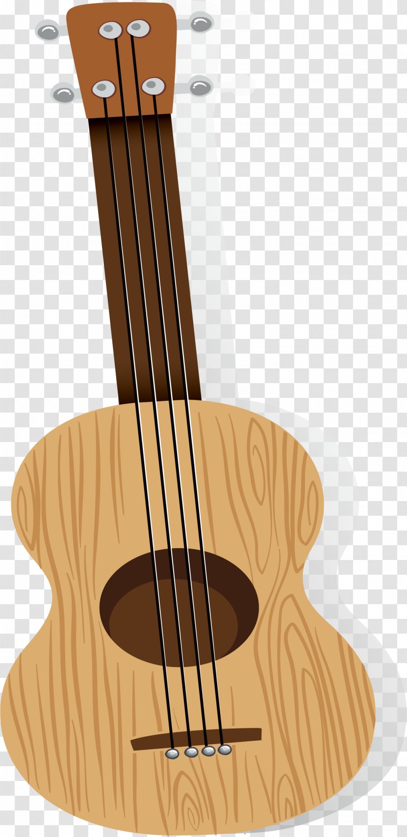 Ukulele Cuatro Acoustic Guitar Tiple Acoustic-electric - Watercolor - Wood Wool Transparent PNG